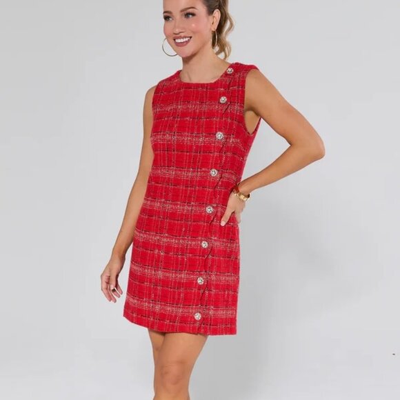 Avara Noelle Tweed Dress - Picture 2 of 6